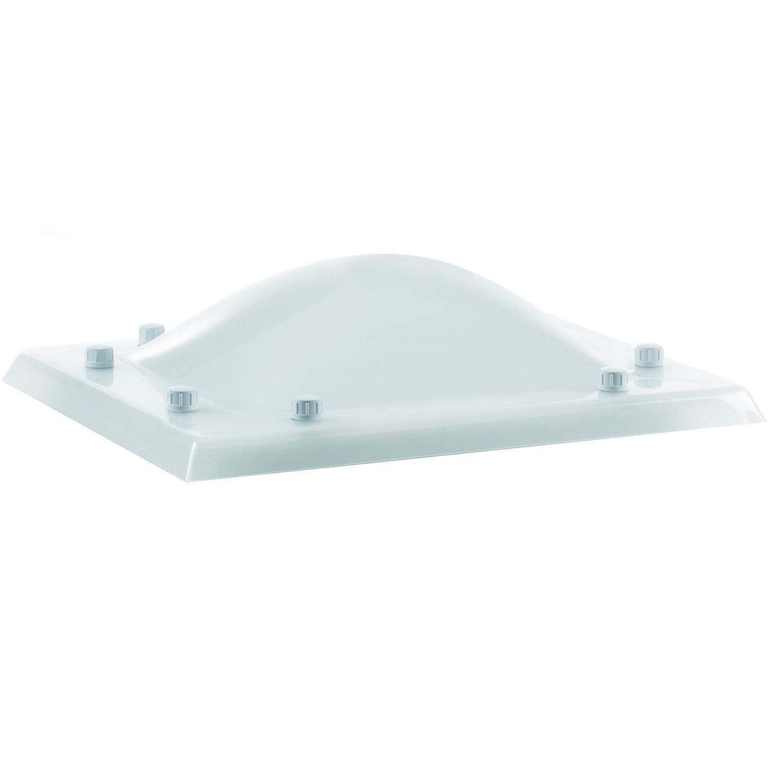 Cúpula Rectangular Acrílico Luz Natural Cobertura Garantia 5 Anos Protecção UV