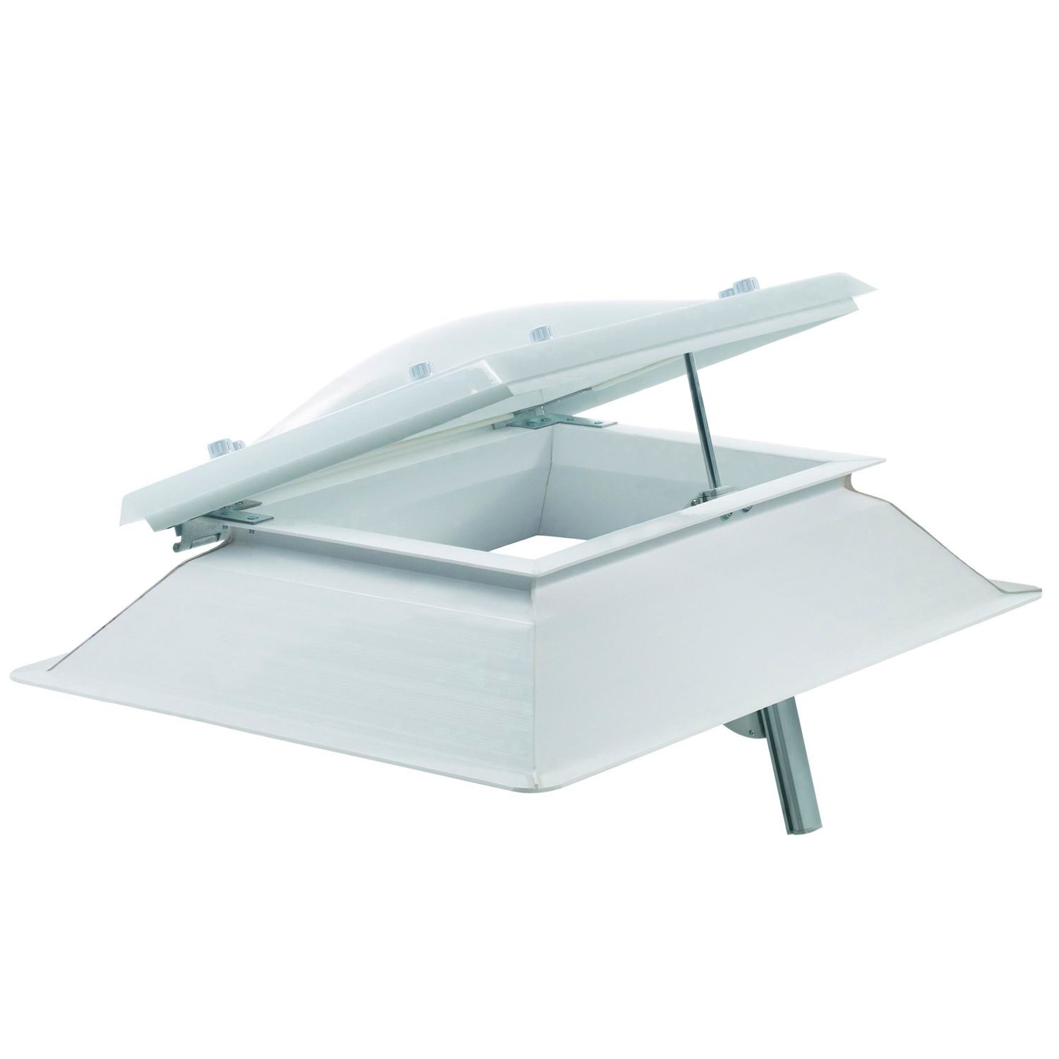 Claraboia Rectangular Abertura Elétrica Ventilação Cúpula Acrílico Cobertura Garantia 5 Anos