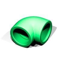 Joelho Igual 90º Fêmea/Fêmea Aquatherm 121 Øi 63MM 12118