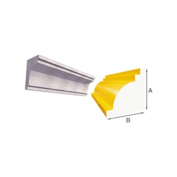 Cimalha Plastificada S-09 - 15 cm x 15 cm x 4 m