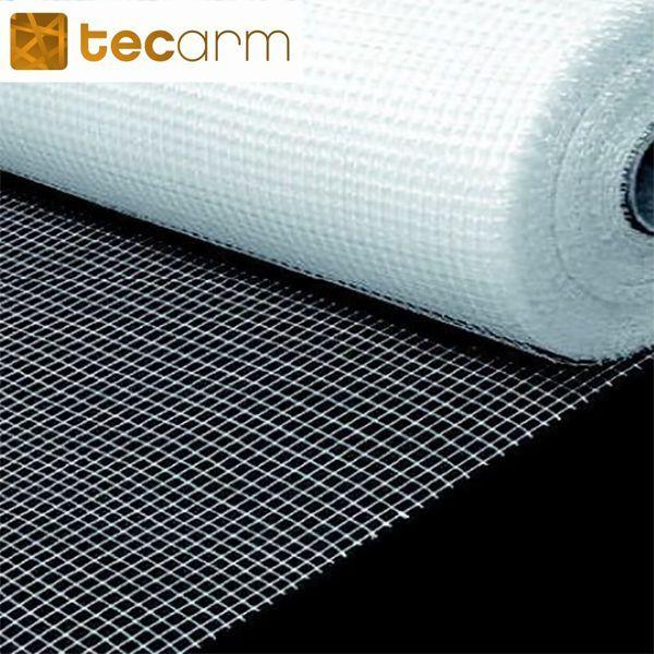 Malha de Reboco TECarm 50x1m Rede Fibra Vidro Reforço