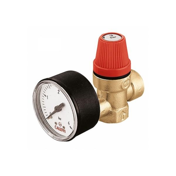 Válvula de Segurança com Manómetro Caleffi 313