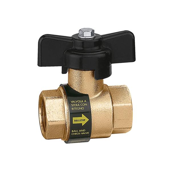 Válvula de Esfera com Retenção Ballstop Caleffi 3230 - 1'' (323060)