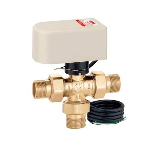 Válvula Desviadora de Esfera de Três Vias Motorizada Caleffi Série 6443 - Caleffi - 8016615237696