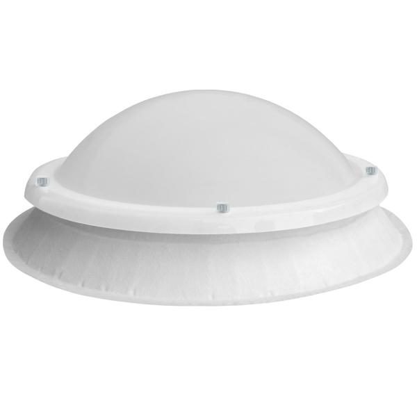 Claraboia Circular Fixa Cúpula Acrílico Luz Natural Cobertura Garantia 5A Protecção UV - Ø 80 cm