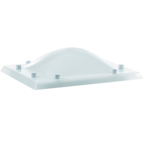 Cúpula Rectangular Acrílico Luz Natural Cobertura Garantia 5 Anos Protecção UV - Maydisa - 9902000100197