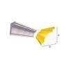 Cimalha Plastificada S-09 - 15 cm x 15 cm x 4 m