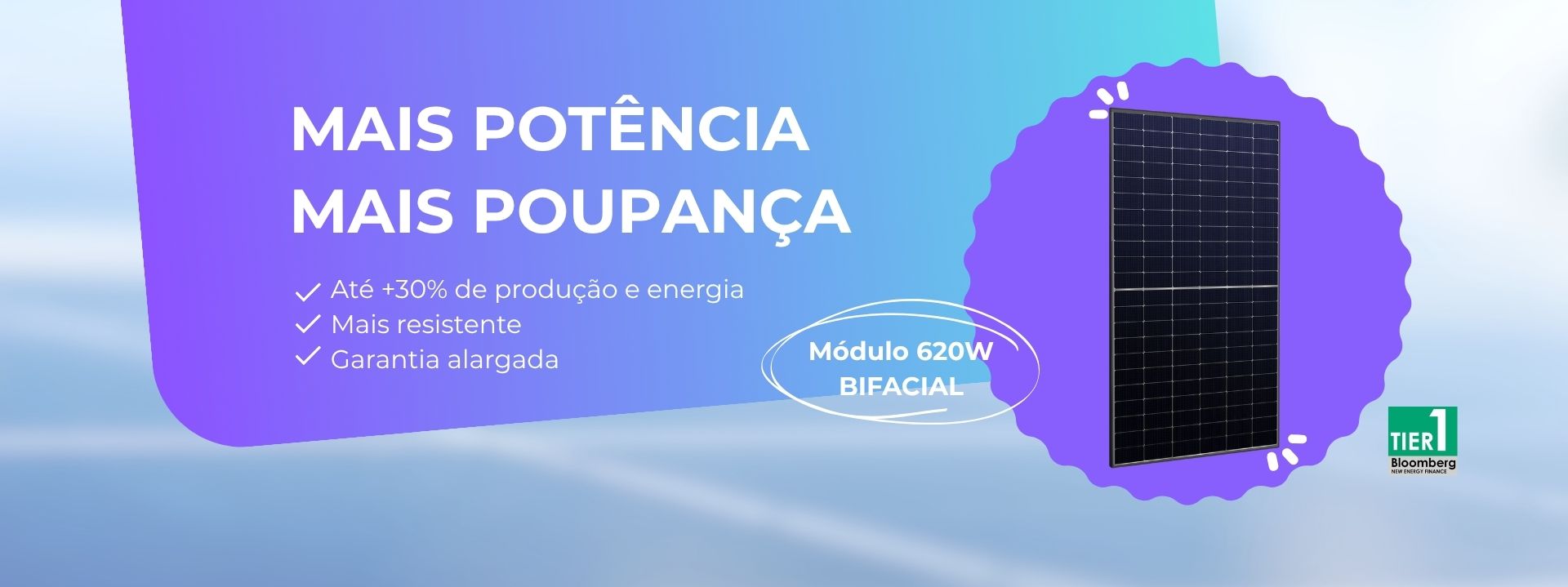 Módulo Fotovoltaico Bifacial