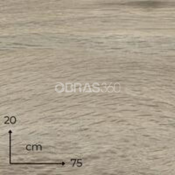 Mosaico Cerâmico Natural Madeira Porcelânico Mate Esmaltado 20 x 75cm 1ªEscolha Pavimento