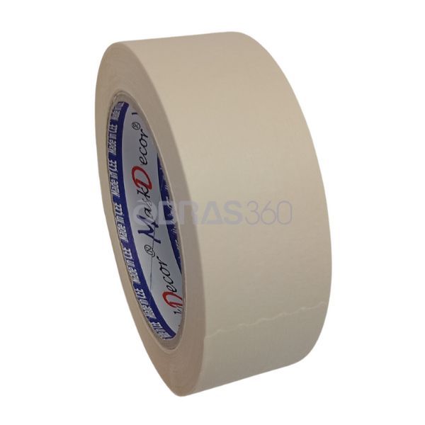 Fita Pintura Branca Multisuperfícies Proteção Rodapé Porta 24/36/48MM