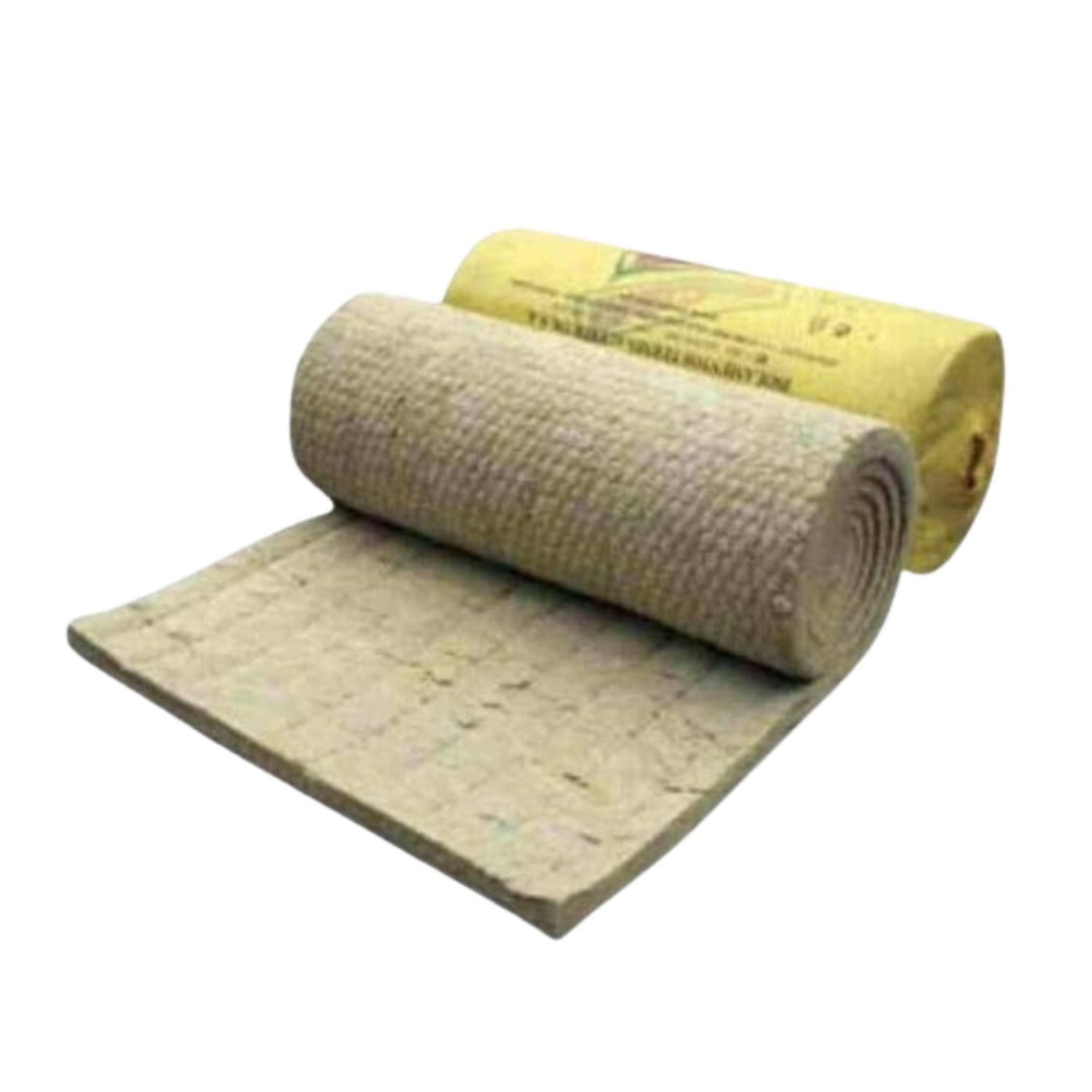 Lã de Rocha Isolamento Térmico Acústico Manta Não Revestida com Rede Rocterm R 125 (125 kg/m3)