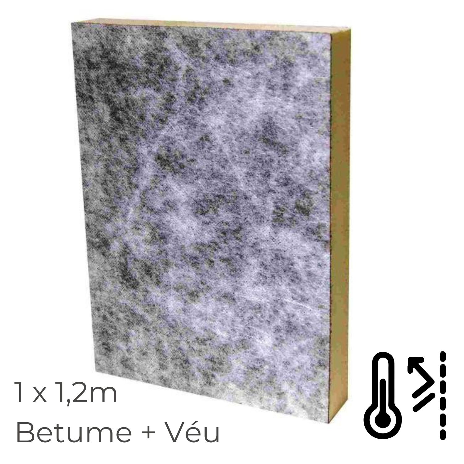 Isolamento Térmico PIR Poliisocianurato PIRMATE B c/ Véu/Betume 30mm a 80mm