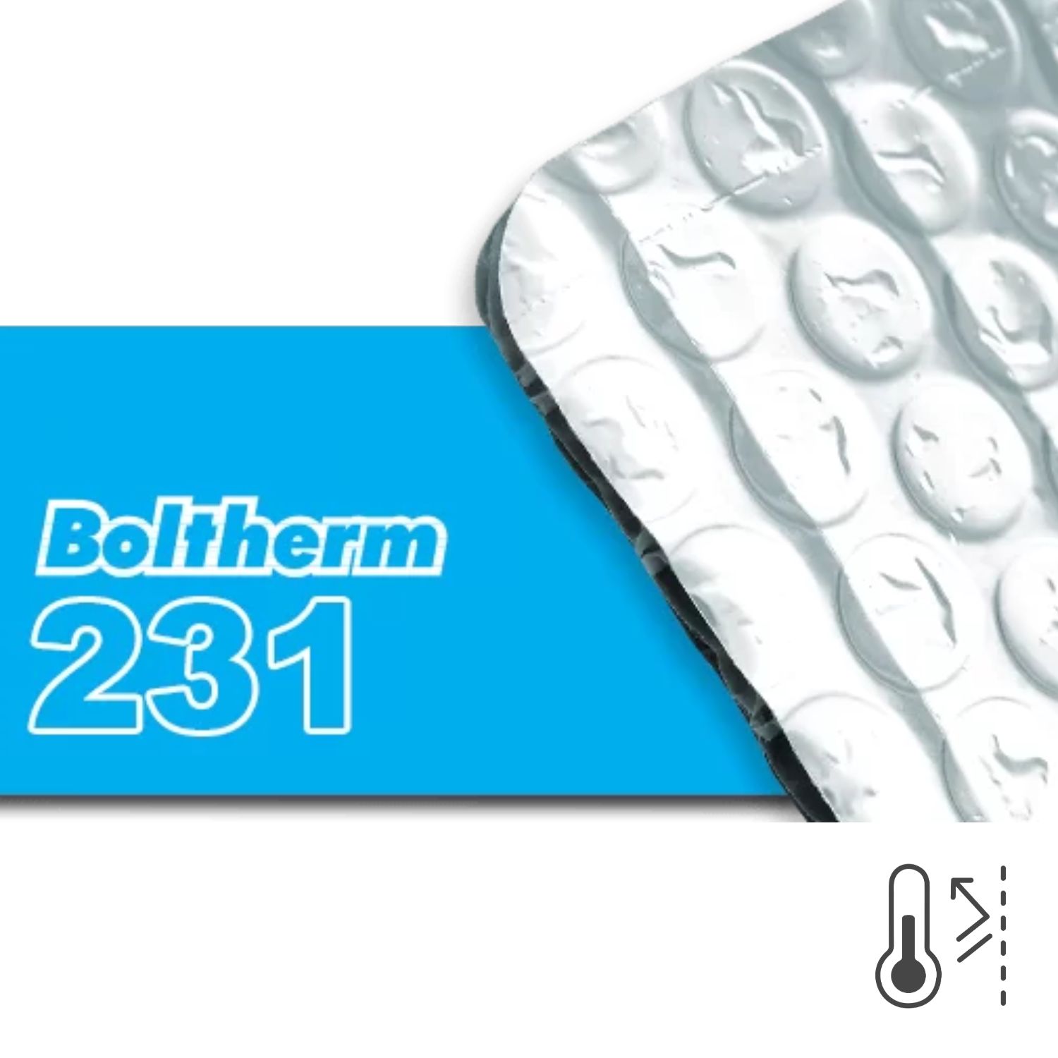 Manta Térmica Revestida a Alumínio nas 2 Faces 30M2 Boltherm 231 Cobertura Pavimento Caixas Estores