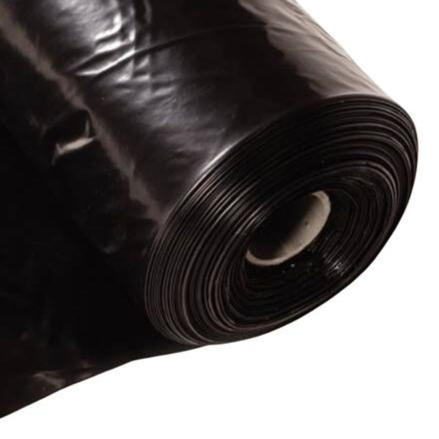 Manga Plástica 200 Myc 312M2 Preta TECplastic Proteção Impermeabilização Separação Barreira Vapor