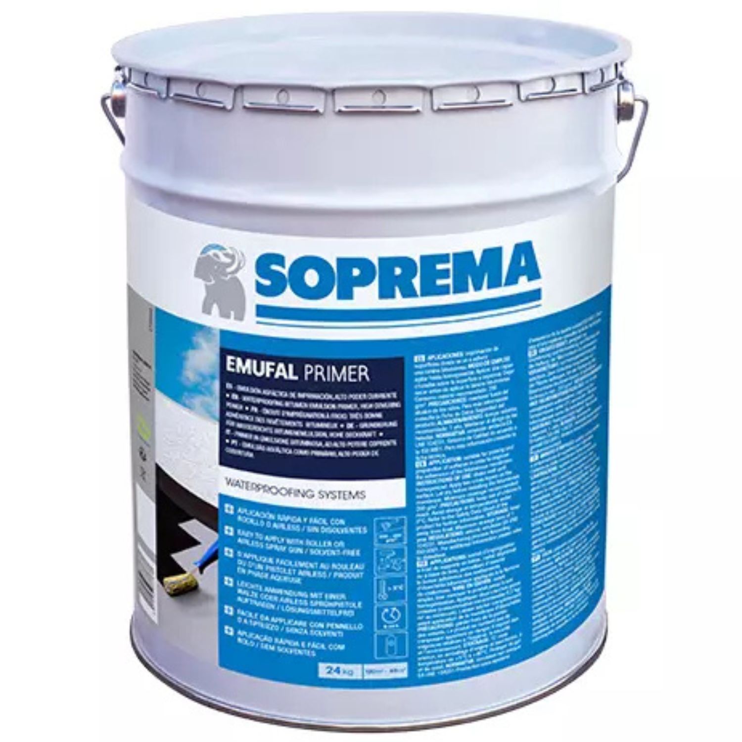 Emulsão Betuminosa Primário Emufal Primer 24KG Impermeabilização