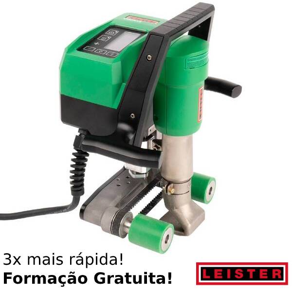 Vulcanizadora Alto Rendimento Automática Leister UNIDRIVE 500 Inclui Ponteira 30mm PVC, TPO, EPDM