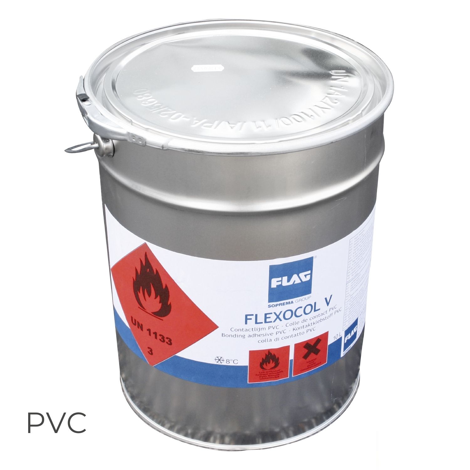 Adesivo Flagon Flexocol V para Superfícies Verticais em PVC - 20 Litros