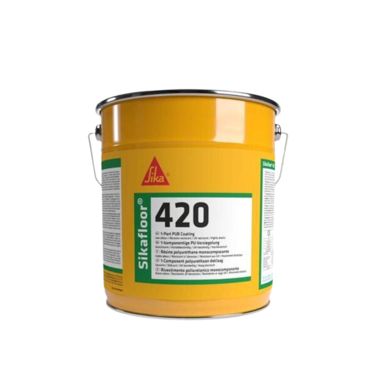 Revestimento Elástico Poliuretano Sikafloor420 Impermeável Tecnologia iCure Acabamento Final p/Betão