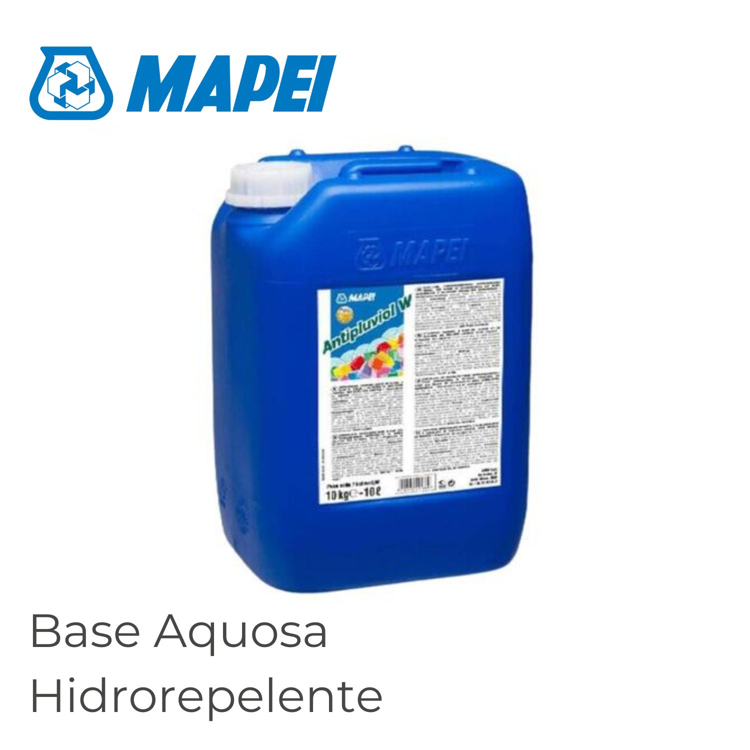 Repelente Água Incolor Mapei Anti Pluviol W Impermeabilização Muros e Telhados 10Kg