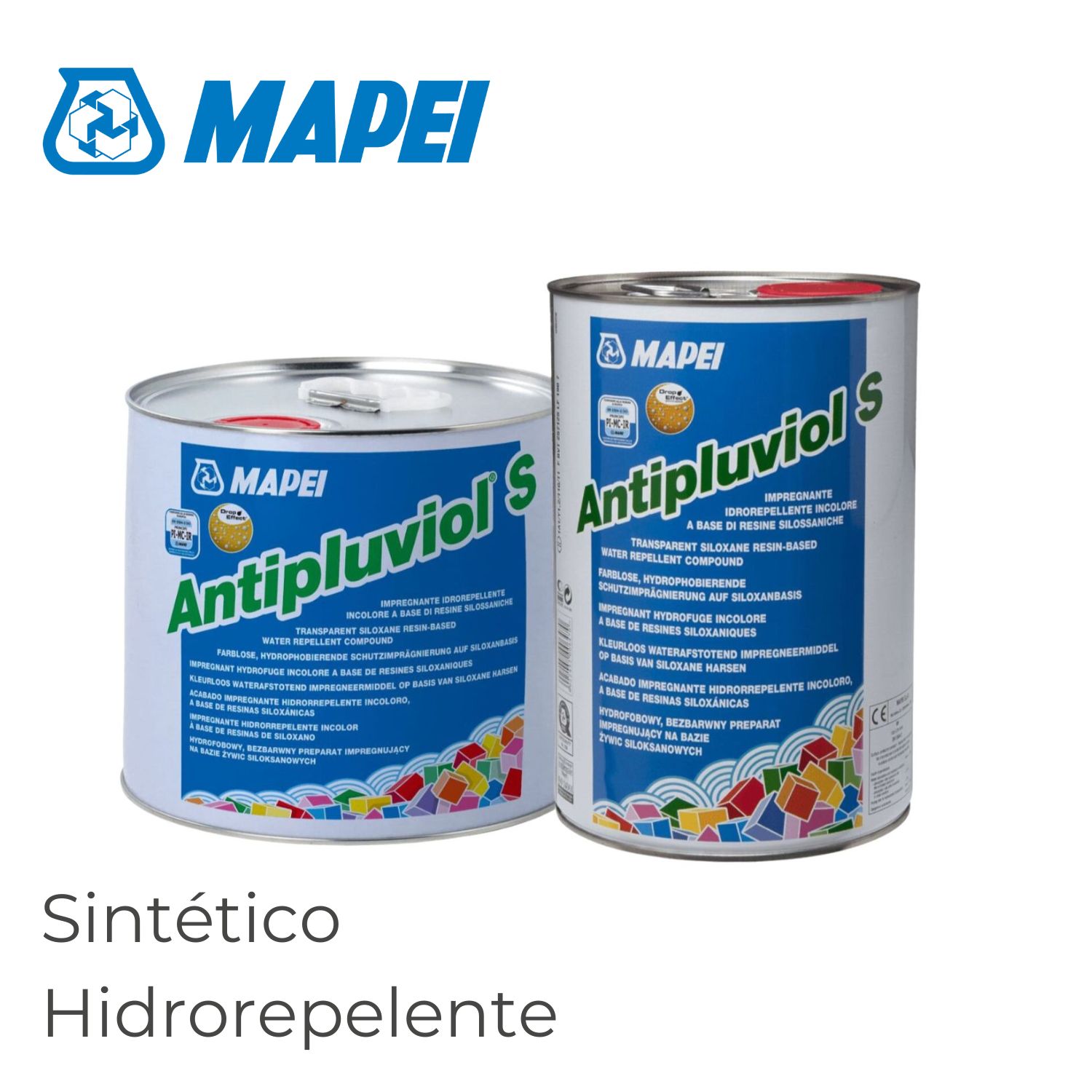 Repelente Água Incolor Mapei Anti Pluviol S Impermeabilização Muros e Telhados 5/10Kg