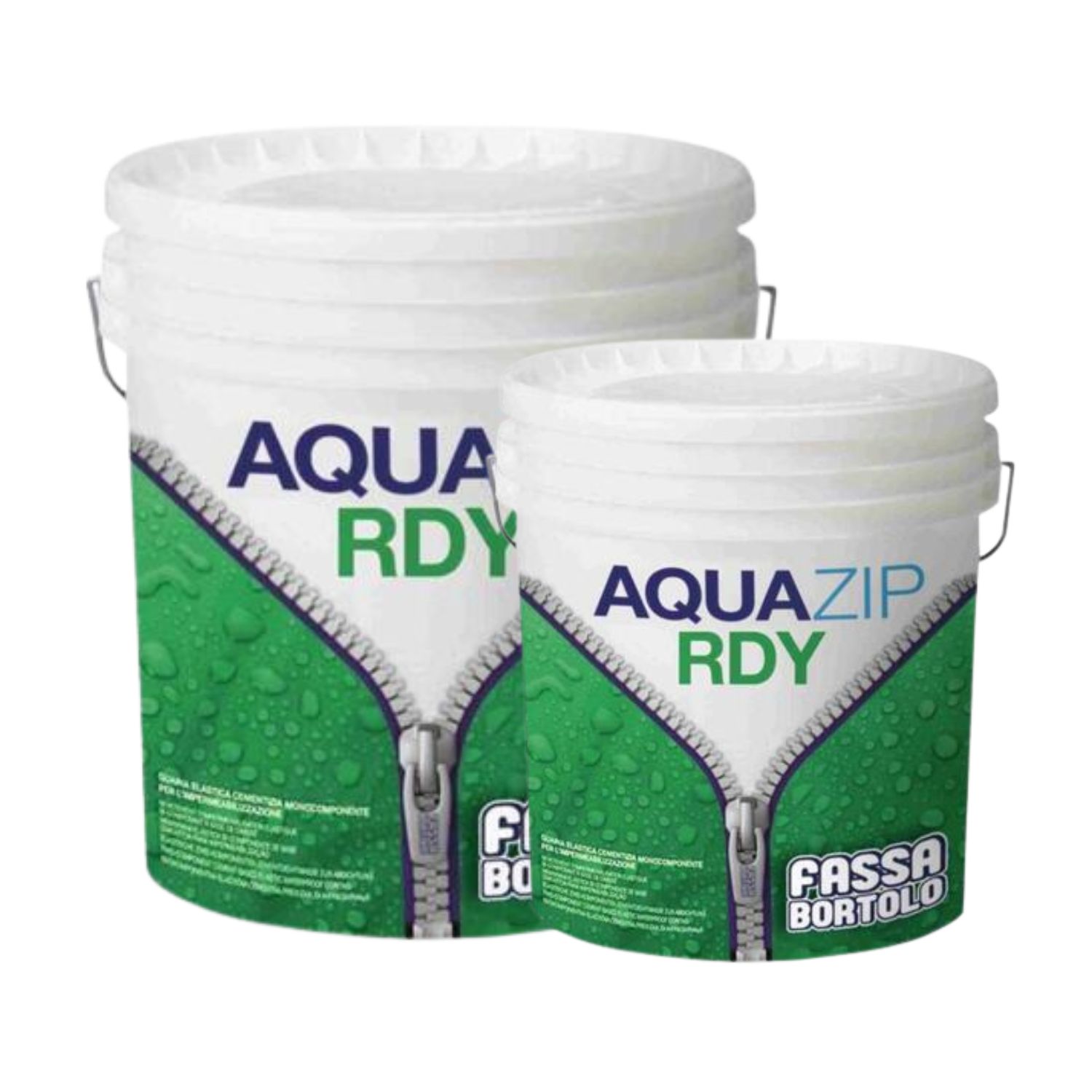 Argamassa Impermeabilização Gesso Cartonado Fassa Aquazip RDY WC Paredes/Pavimento 15KG