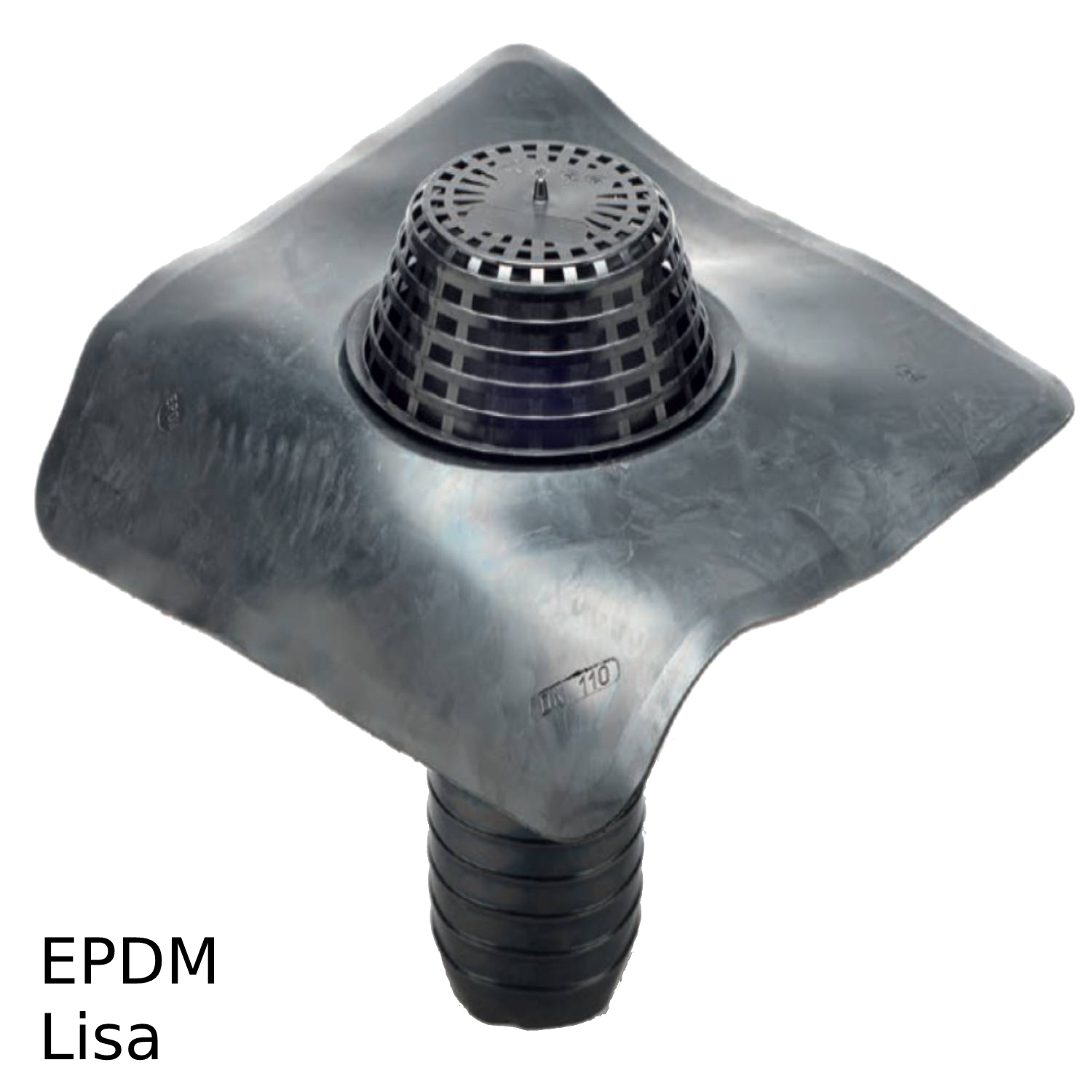 Boca Descarga Conduta Sifónica Lisa Rollgum EPDM H 25cm Ø90mm