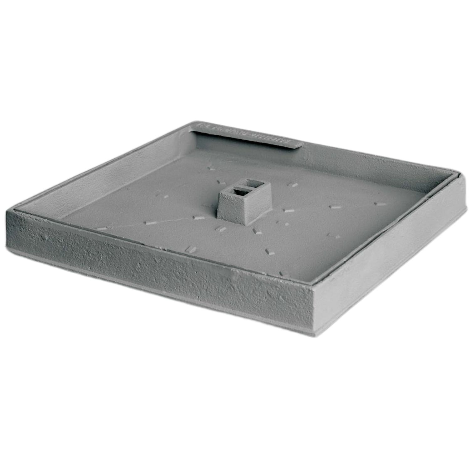 Conj. Aro + Tampa Rebaixada B125 500X500MM Aro Sifonado Exterior Ferro Fundido