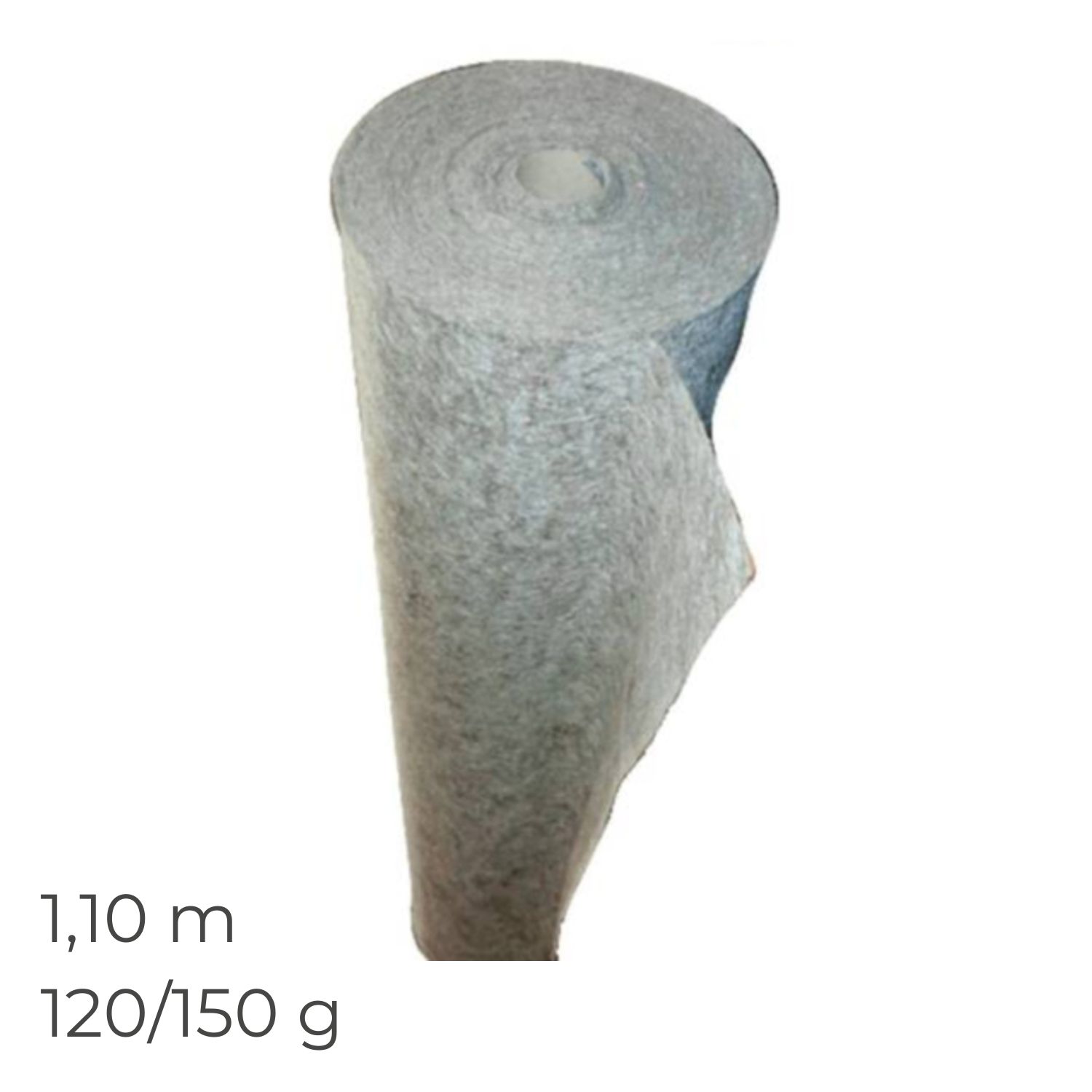 Manta Geotêxtil em Poliéster Rooftex V 120/150g - 50 m x 1,1 m Geotêxteis