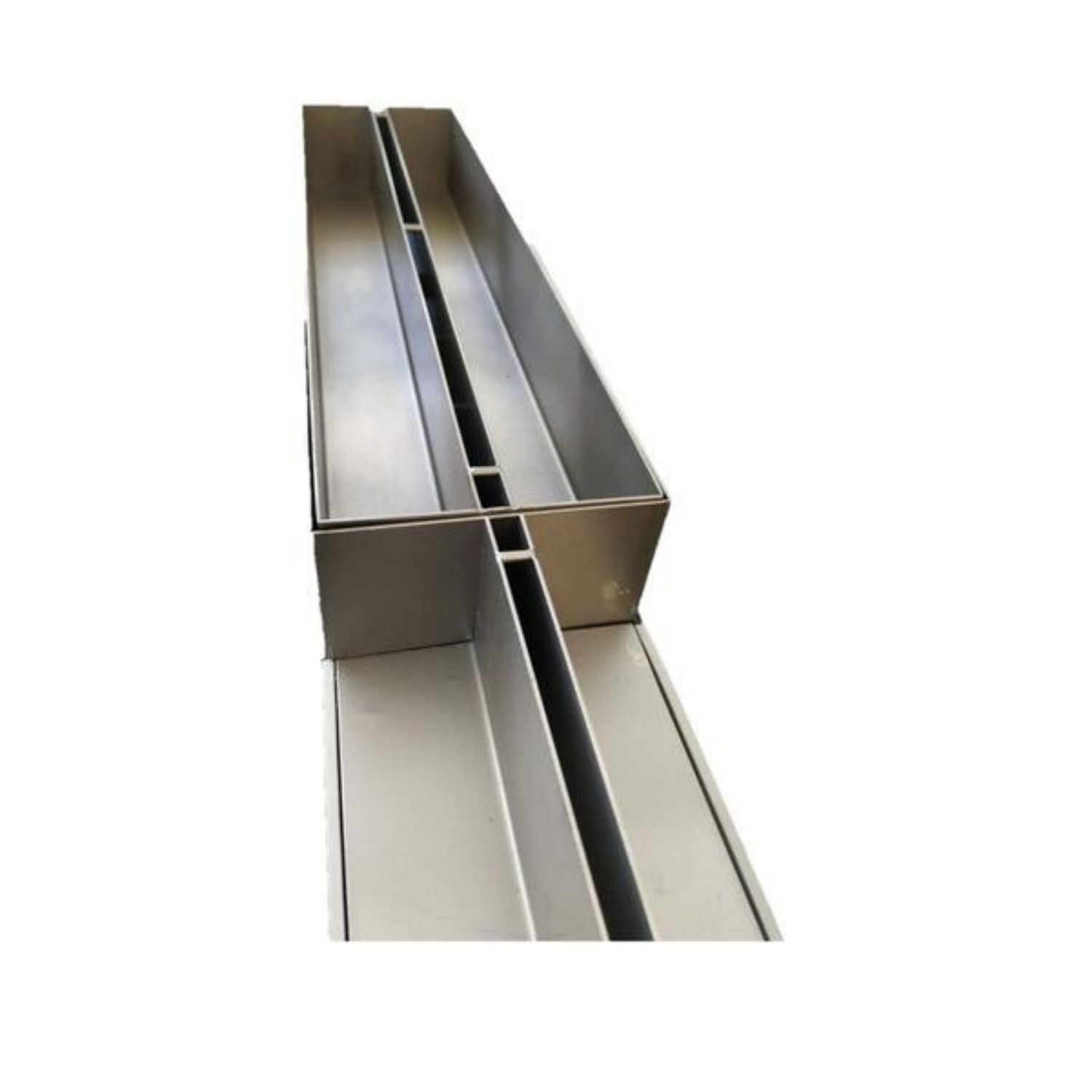 Caixa Inspeção Grelha Oculta Galvanizada 3CM 50X12,3X3CM