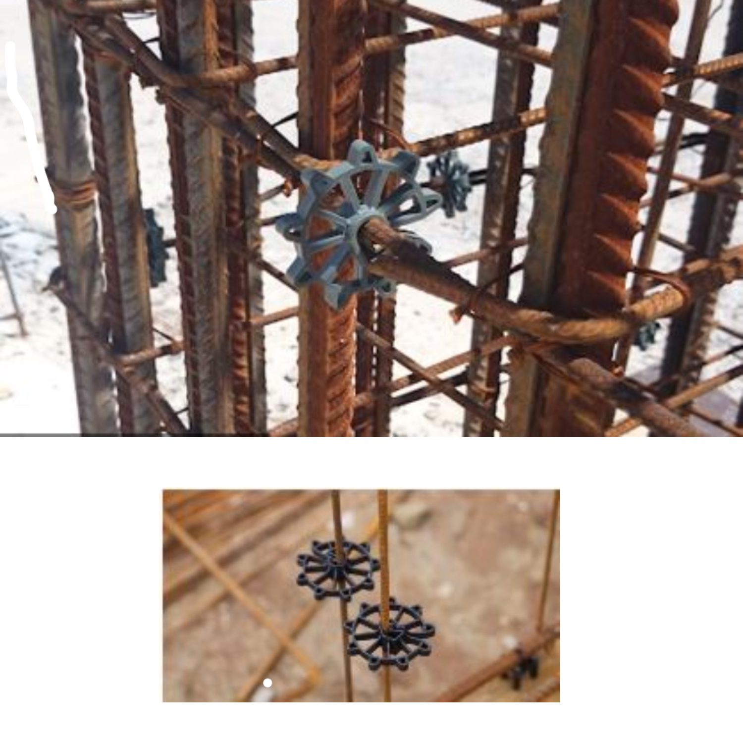 Distanciador Estrela para Betão Cofragem - 6/12 - 50 mm (250 unidades) CE1150