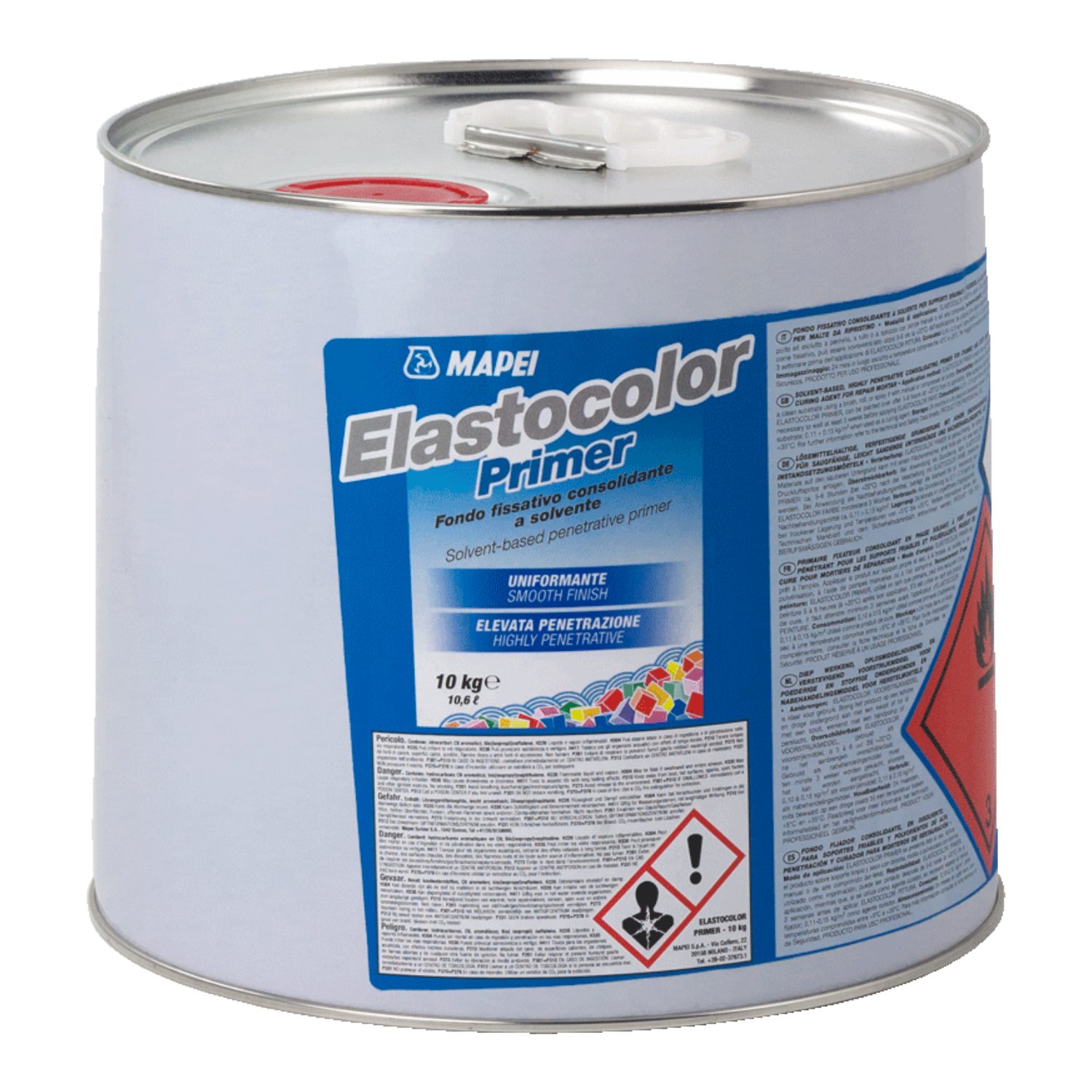 Primário Fixativo Mapei Elastocolor Primer 10KG