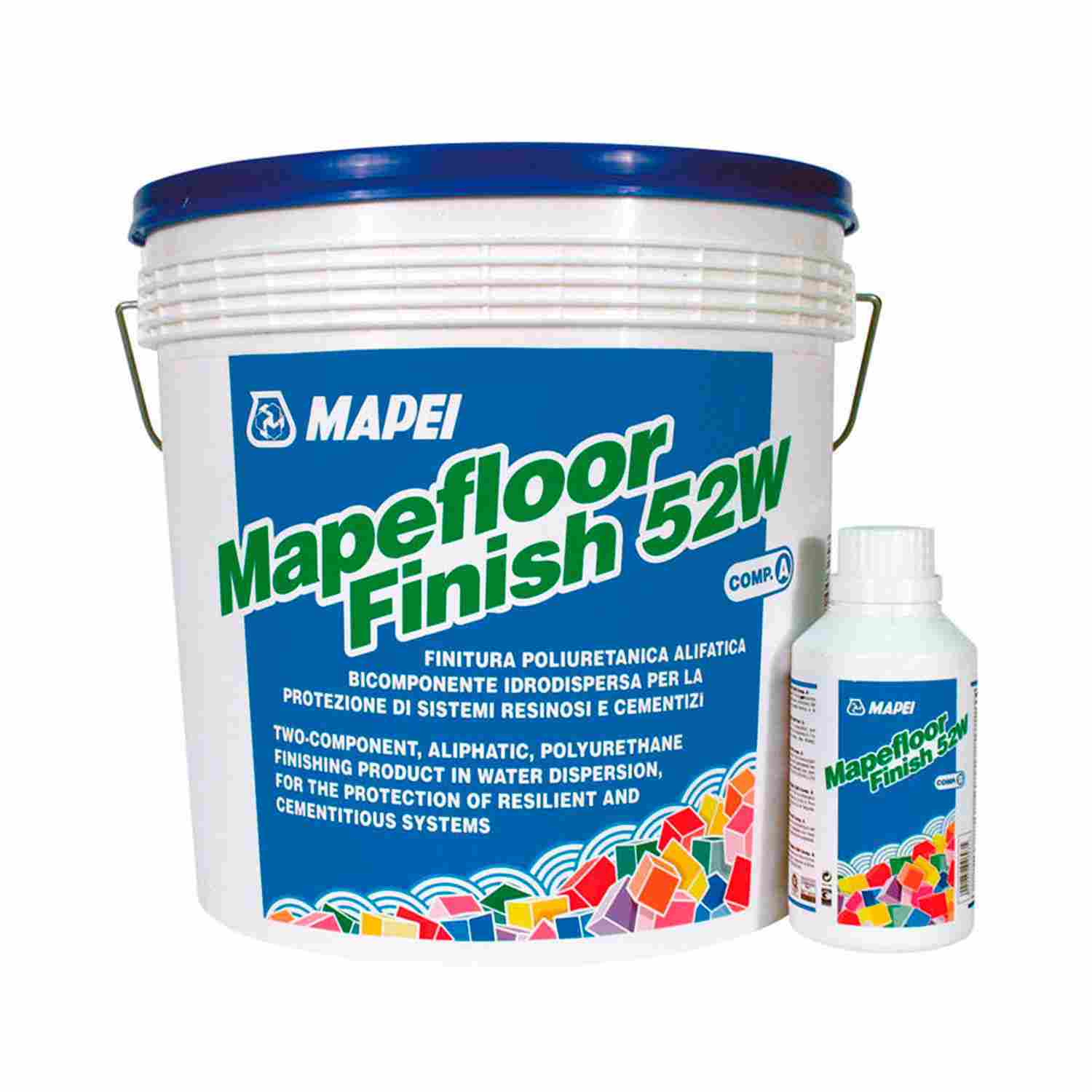 Acabamento Anti-Poeiras e Anti-Óleos Mapei Mapefloor Finish 52W (A+B) 5,4KG