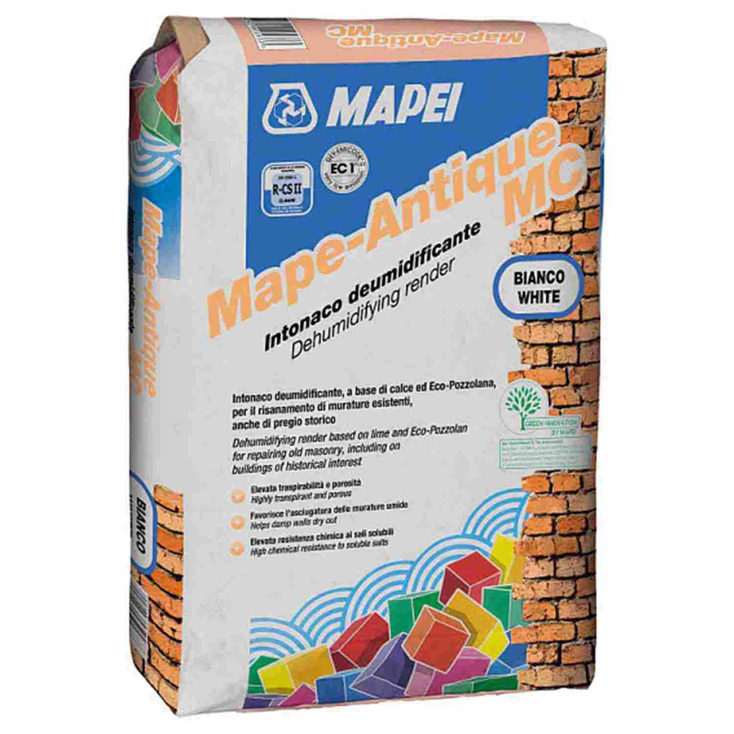 Argamassa para Rebocos Mapei Mape-Antique MC