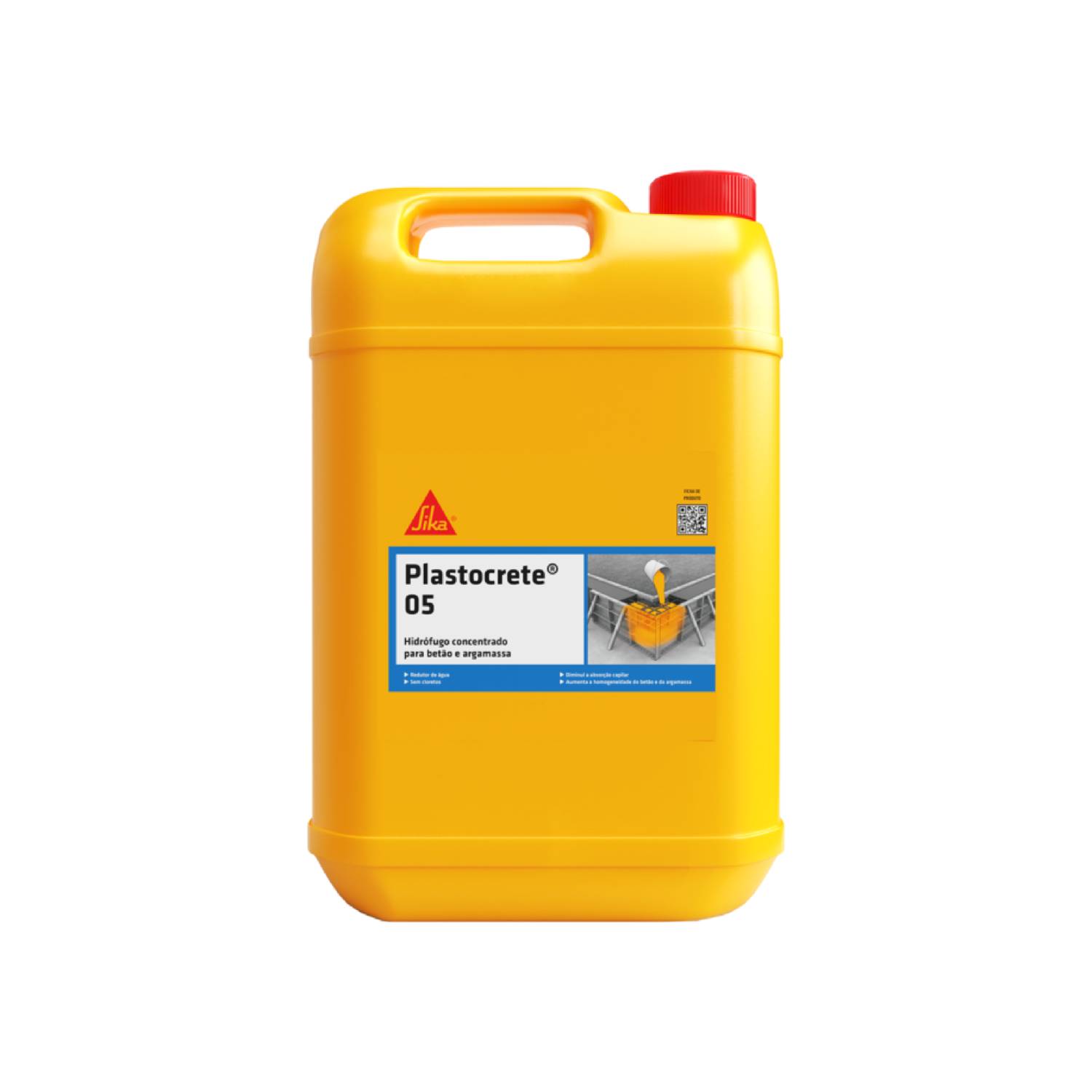 Hidrófugo Concentrado para Betão e Argamassa Sika Plastocrete 05 - Sika - 9900800102793