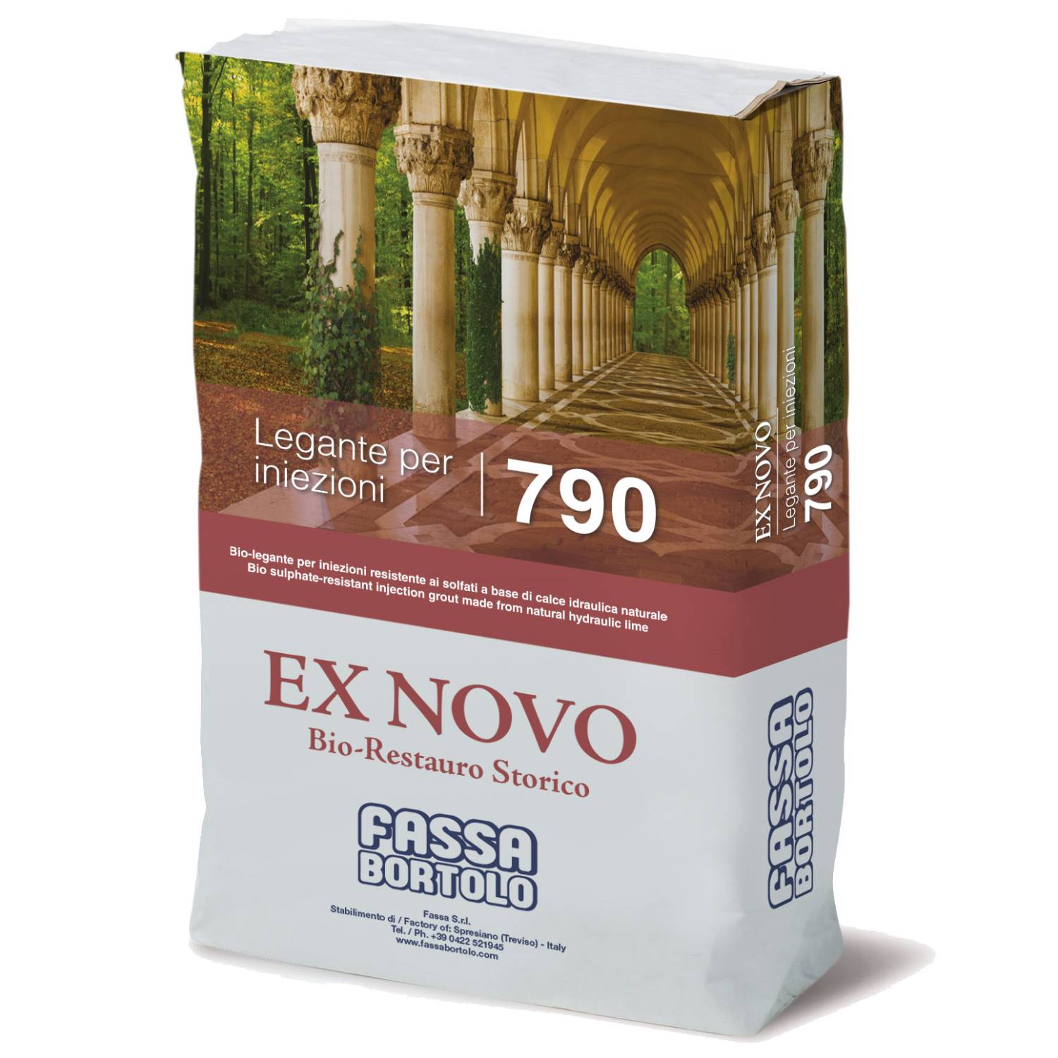 Calda de Injeção Alvenaria Antiga Fassa Legante 790