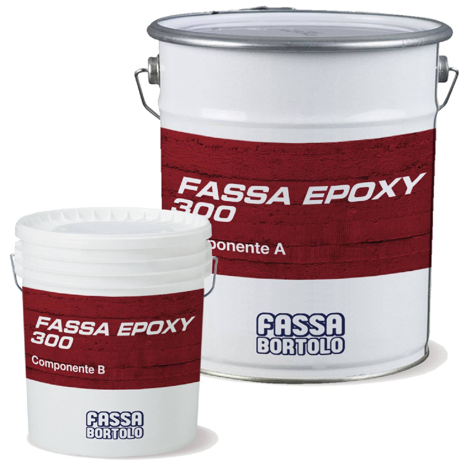 Resina Epóxi para Juntas de Betonagem Fassa Epoxy 300 - Cinza (A + B) - 5 kg