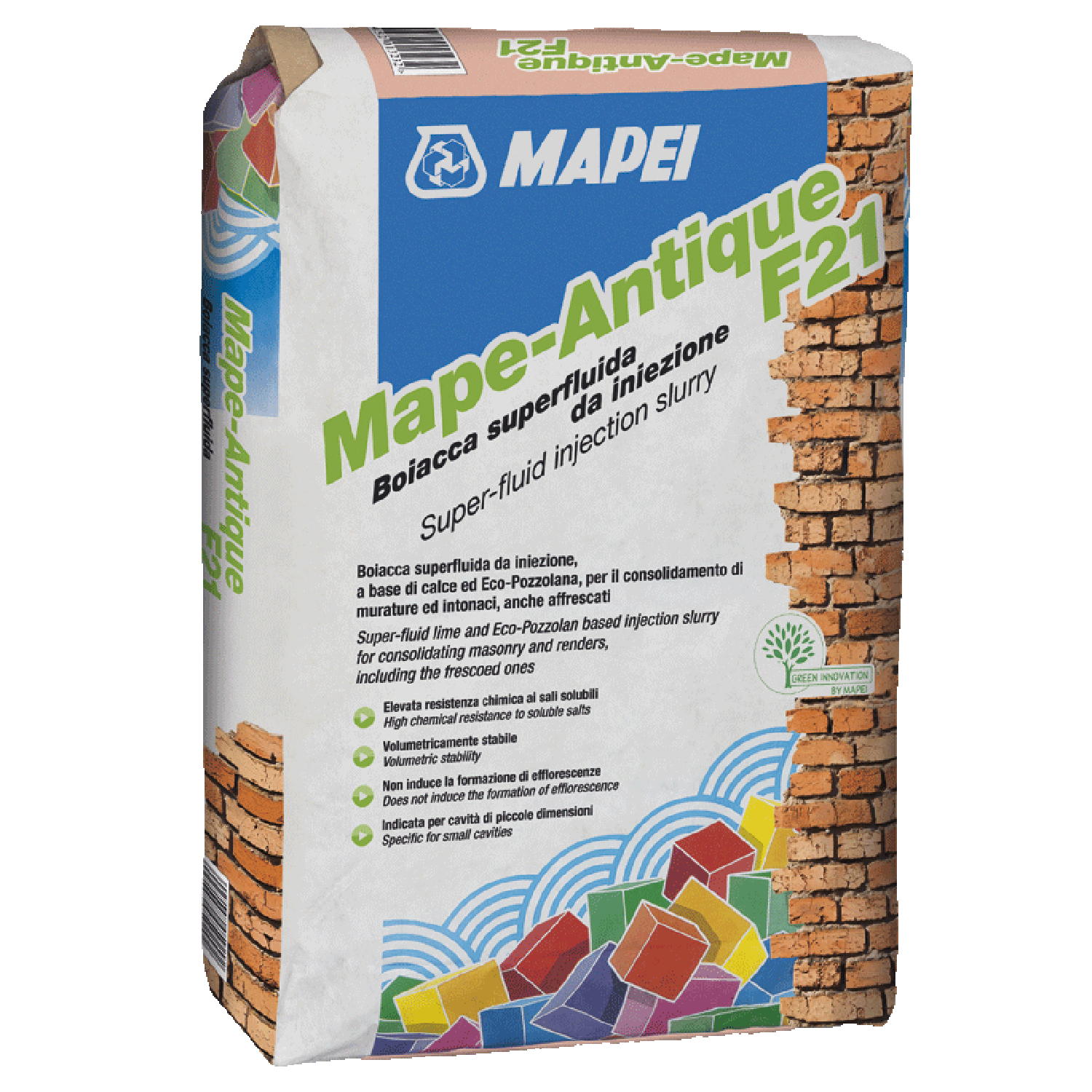 Ligante Hidráulico com Filler Superfluido Mapei Mape-Antique F21 - 17KG