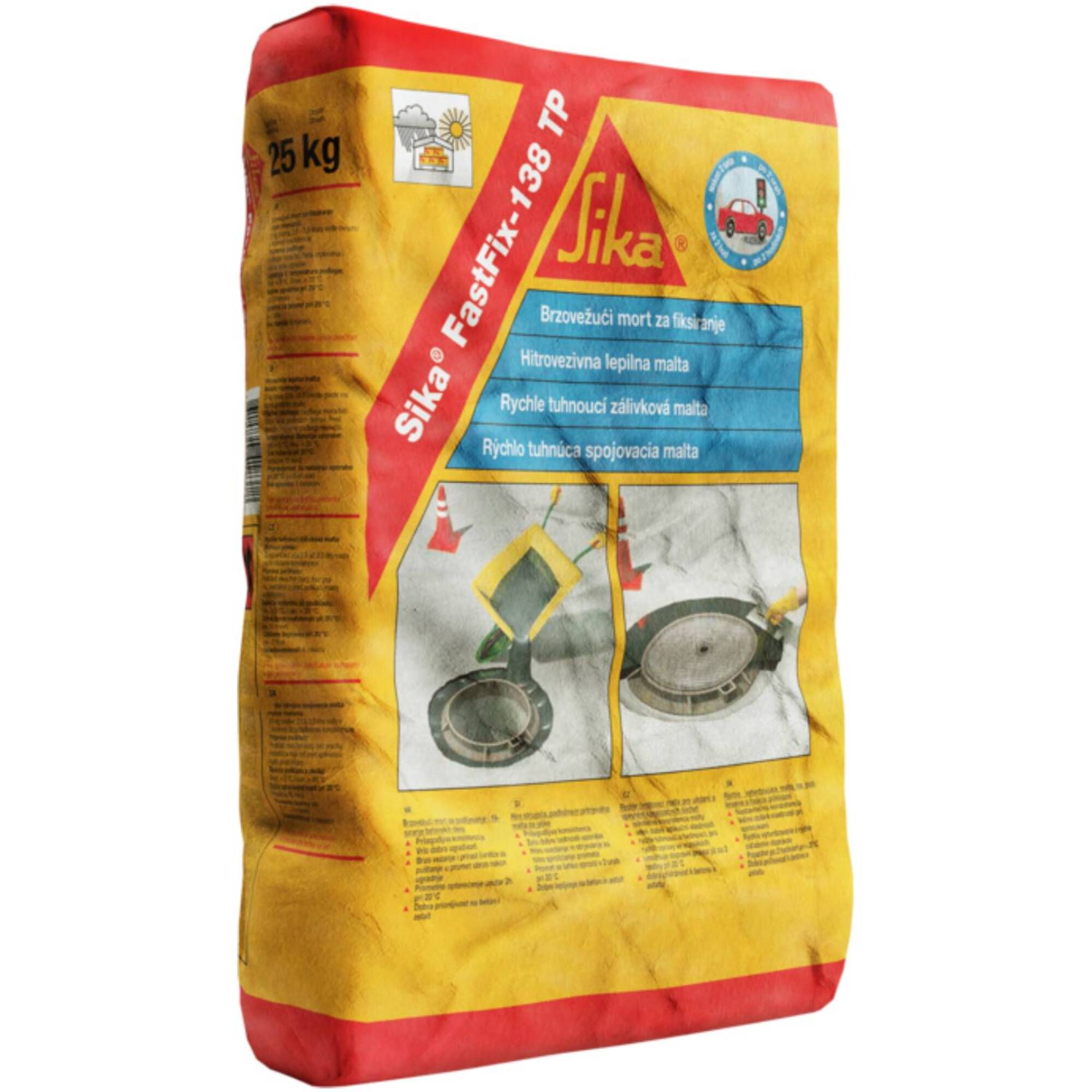 Argamassa Endurecimento Rápido Selagem Reparação Fixação Sika FastFix 138TP