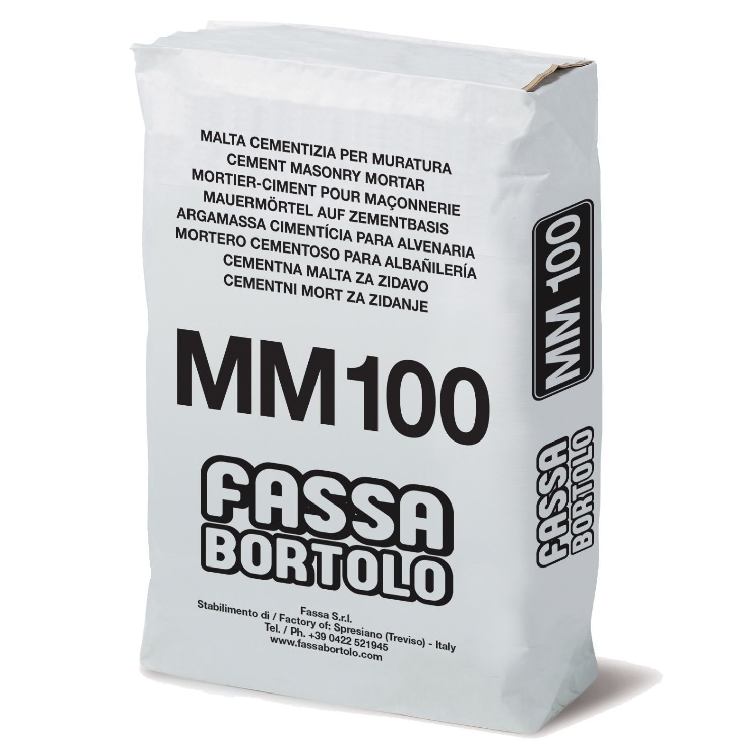 Argamassa de Assentamento de Alvenaria 10 MPa Fassa MM 100