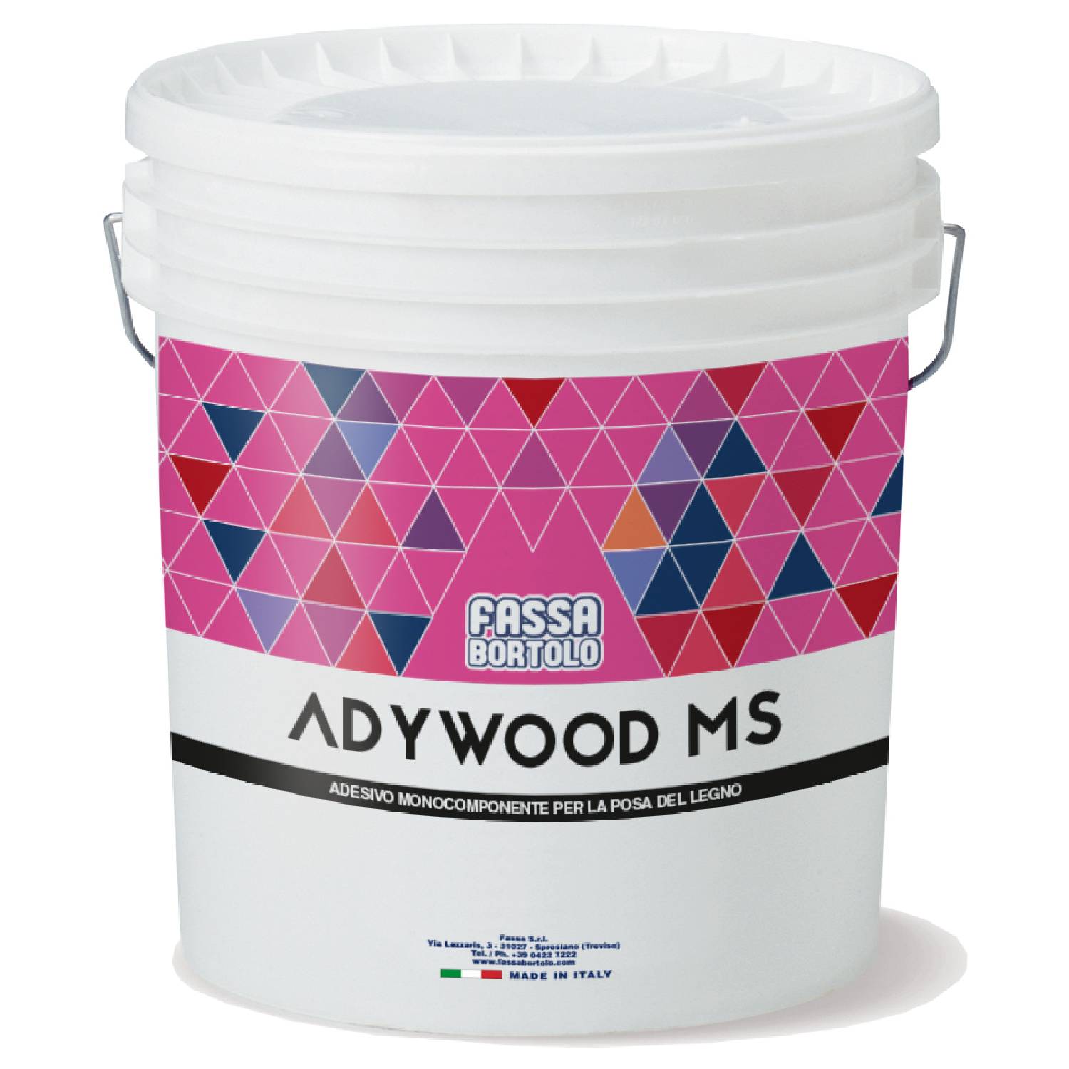 Cola Madeira Pronto Usar sobre Suportes Cimentícios Fassa ADYWOOD MS 15KG