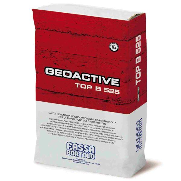 Microbetão Fibro-Reforçado Fassa Geoactive Top B 525 - Cinza - Saco 25 kg (487)