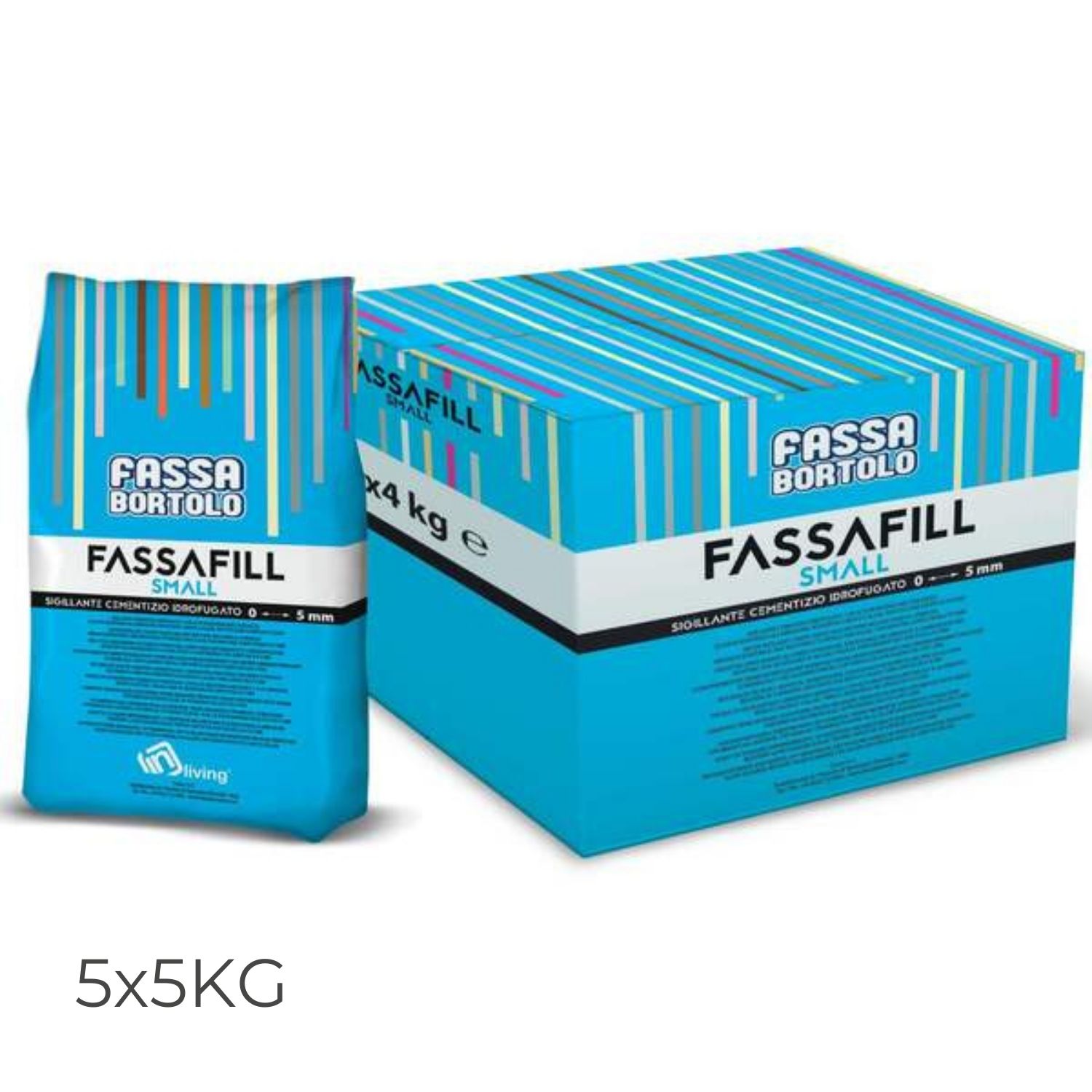 Betume Juntas Fassa Fassafill Small Cerâmicas 0-5mm Hidrofugado Resistente Mofos e Algas