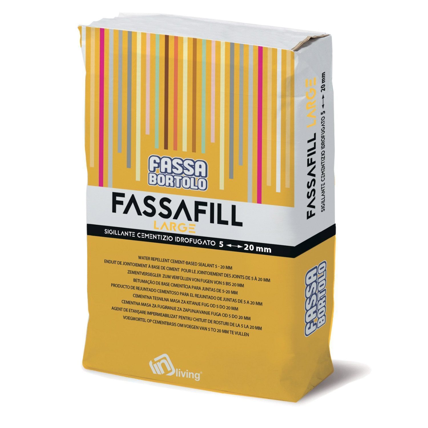 Betume Juntas Cerâmicas 5-20MM Hidrofugado Resistente Mofos e Algas Fassa Fassafill Large