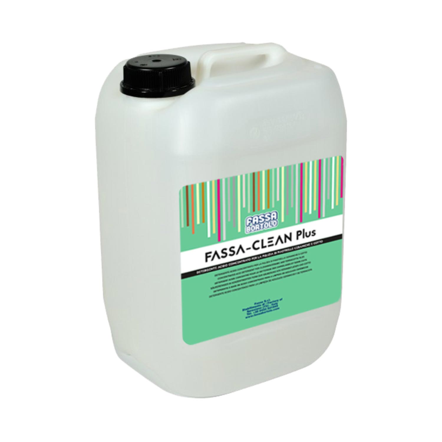 Detergente Ácido Concentrado Limpeza Peças Cerâmicas Fassa CLEAN PLUS 1L/5L