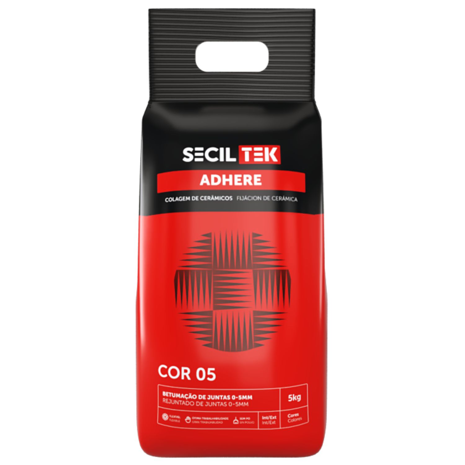 Argamassa para Betumação de Juntas 0-5 mm SecilTek Adhere Cor 05