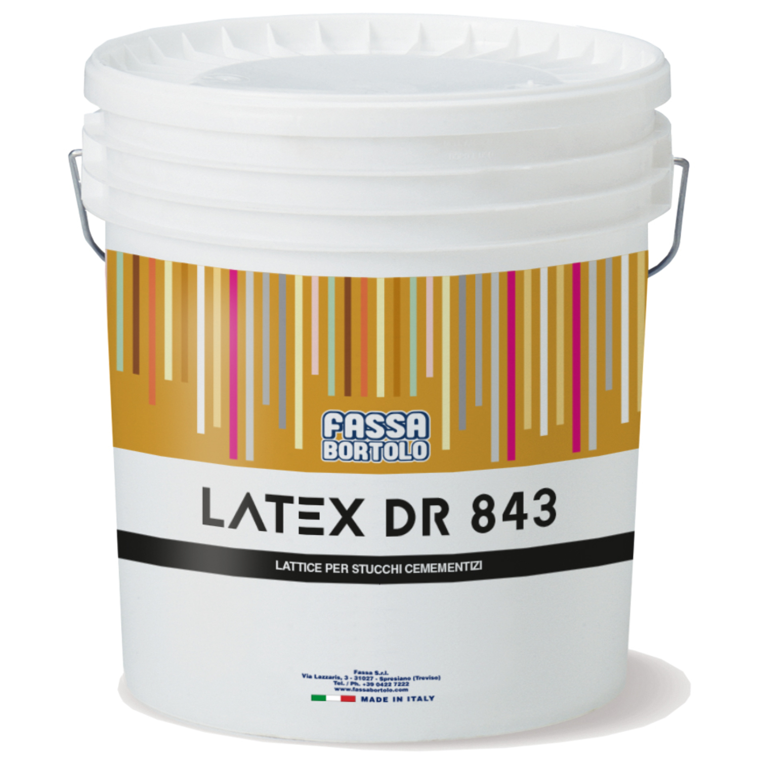 Látex Elástico Argamassas Betumação Fassa DR 843 5KG