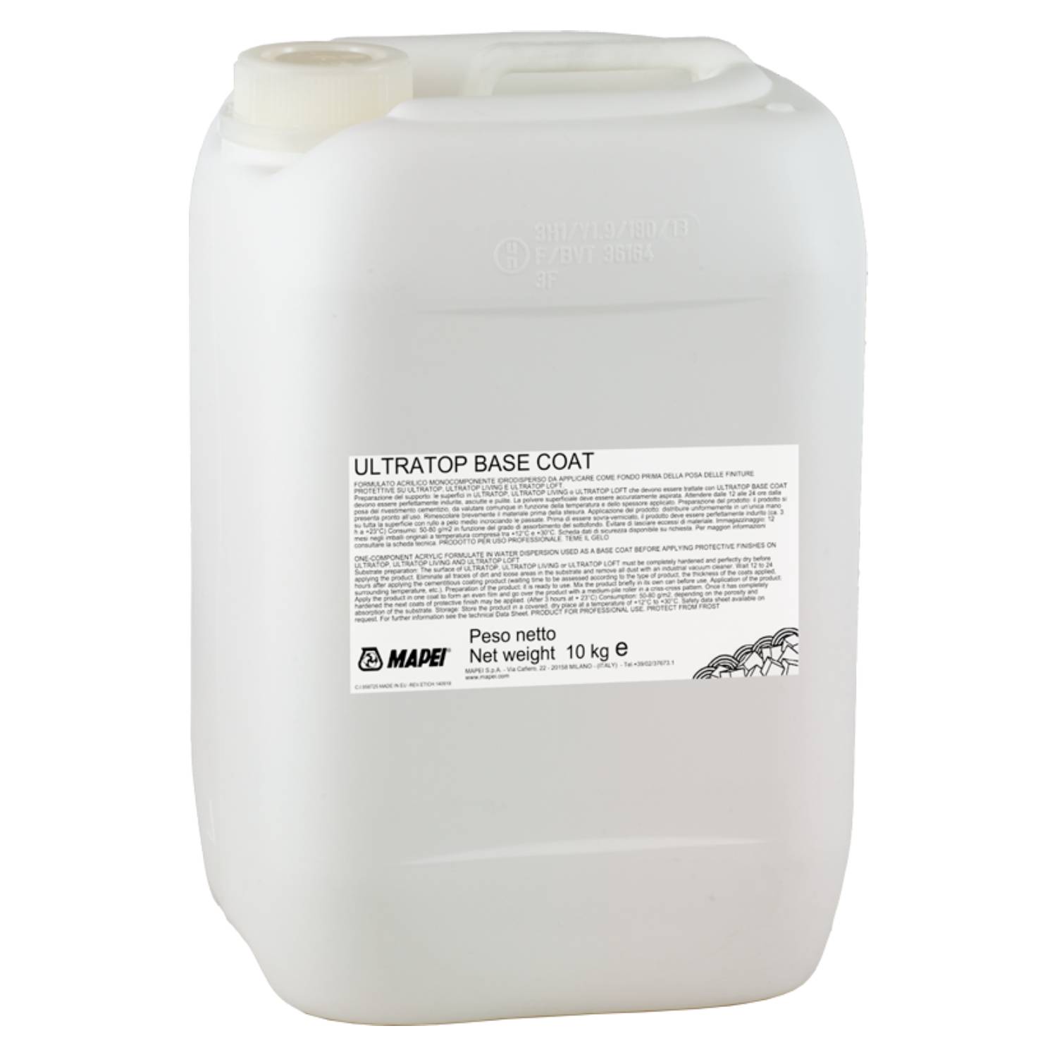 Formulado Acrílico Hidrodisperso Mapei Ultratop Base Coat