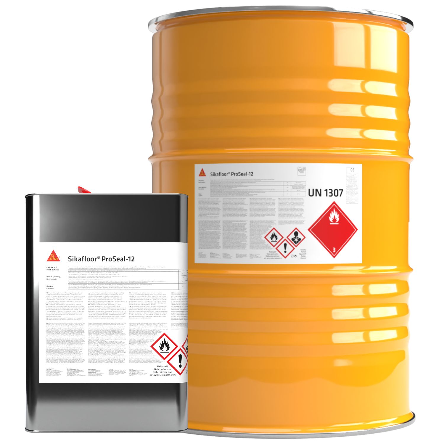 Cura Betão Sikafloor ProSeal12 Acrílico Pavimentos Resist Abrasão Reduz Libertação Pó Retém Humidade