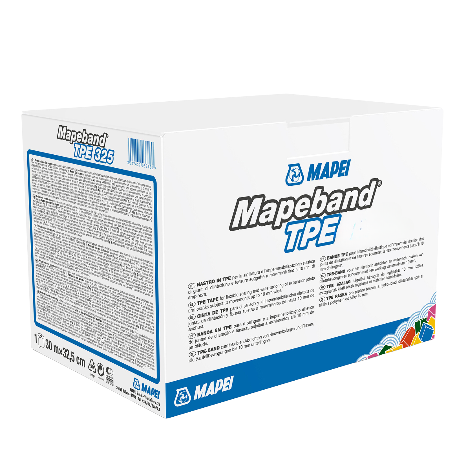 Fita para Selagem e Impermeabilização Mapei Mapeband TPE