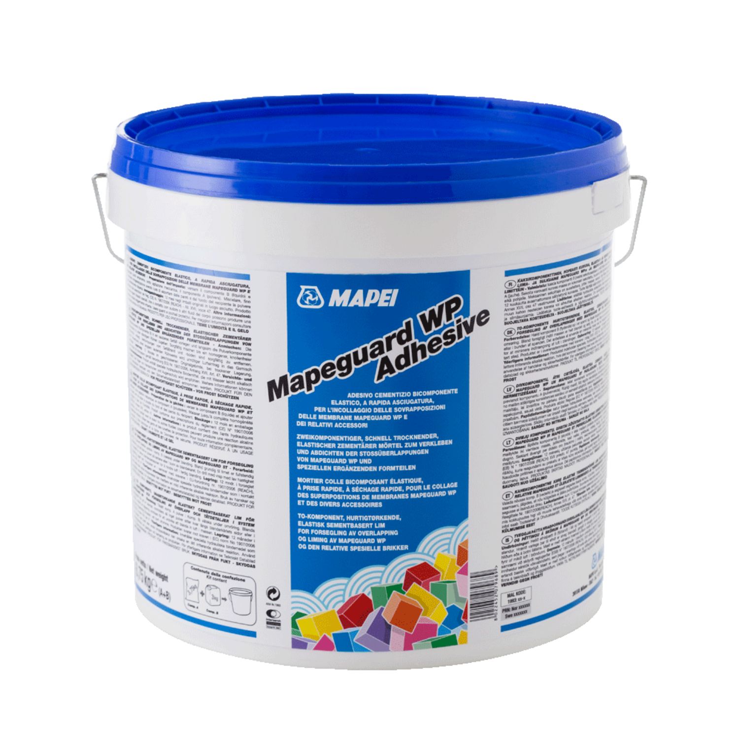 Adesivo Cimentício Bicomponente Ellástico Mapeguard WP Adhesive Kit (A+ B) 6,65 Kg